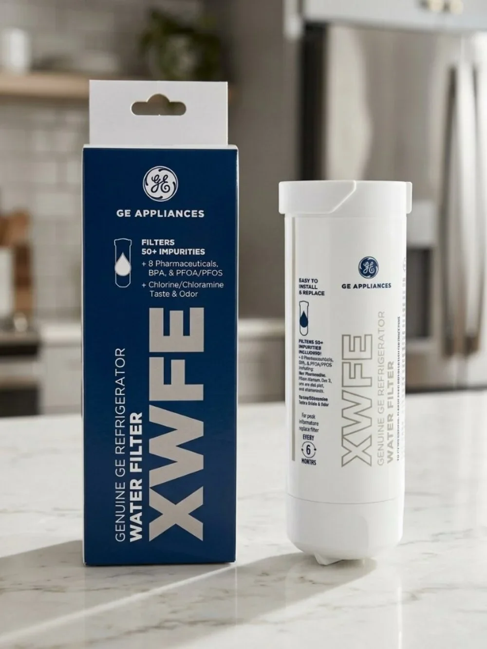 GE XWFE Water Filter Genuine Refrigerator Water Filter New